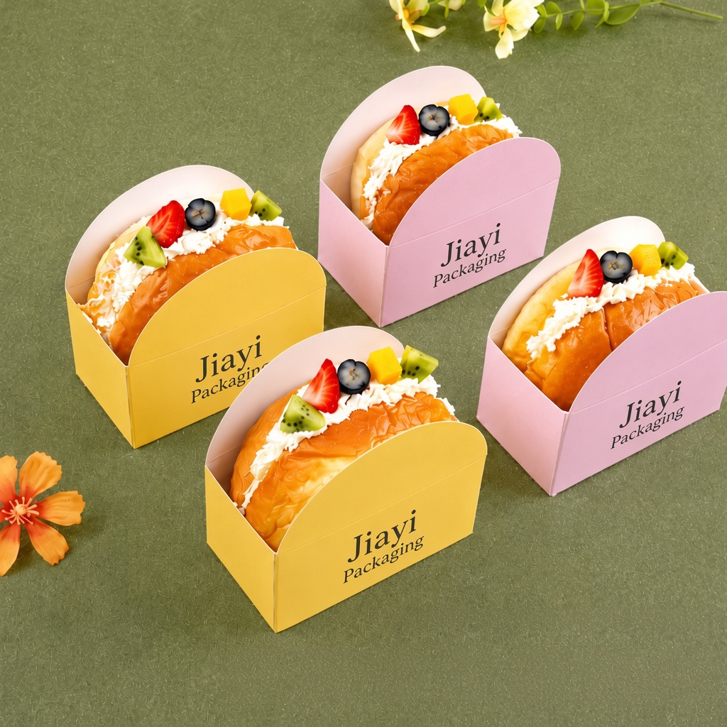 Custom bakery paper food trays for a UK food brand