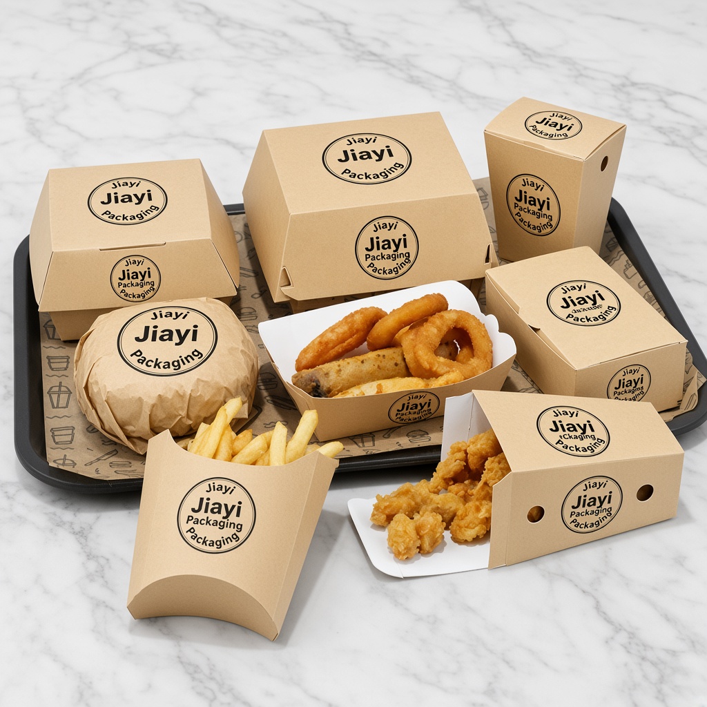 Custom burger packaging box for a UK FMCG brand